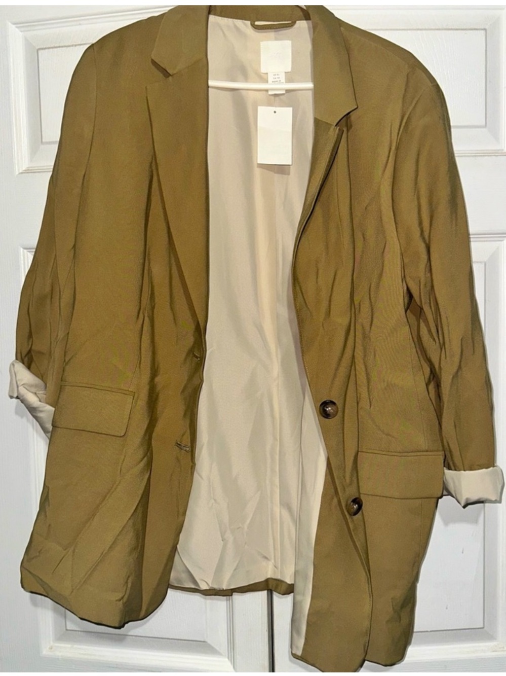 ❤️🔥Khaki Oversized Blazer